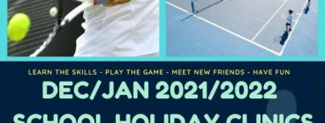 December &amp; January Holiday Tennis Clinics Innaloo Tennis