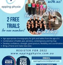 2 FREE trial classes for new members Epping Gyms