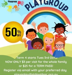 50% OFF for Term 4 Coopers Plains Community Centres